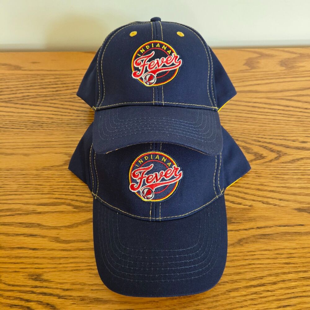 Indiana Fever Snapback Hat Lot of Two – Royal Blue Modern WNBA Basketball Caps